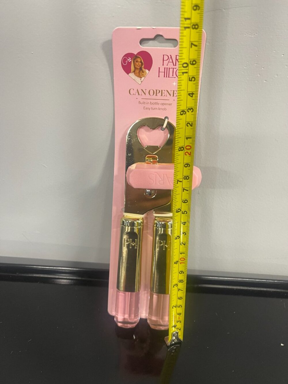 Paris Hilton Pink Gold Can Opener Built-In Bottle Opener New - Picture 4 of 5